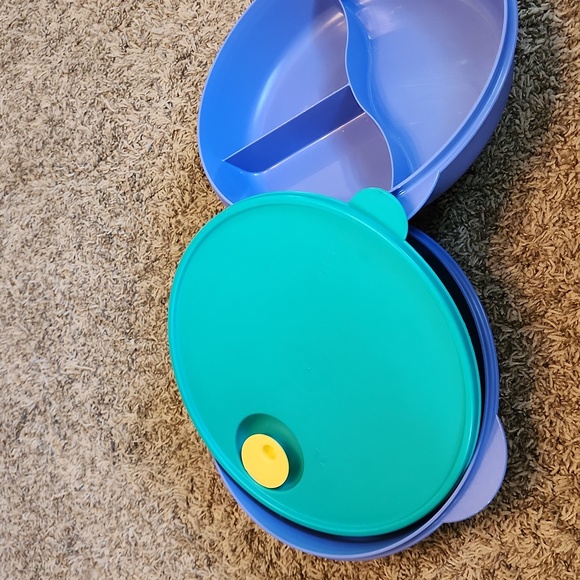 Tupperware CrystalWave Divided Dishes with Lid - Picture 10 of 10